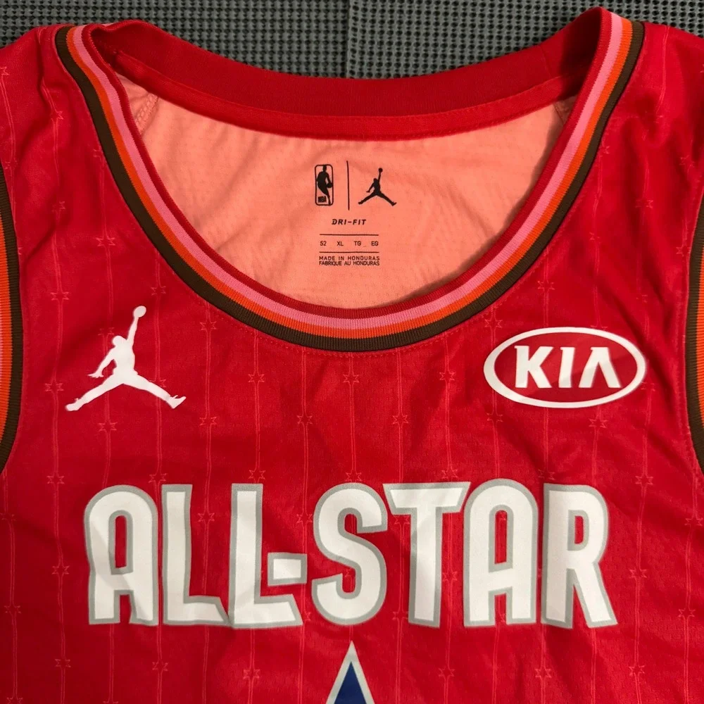 Jordan Joel Embiid 21 2020 NBA All-Star Chicago Red Swingman XL NWT